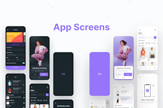 design minimal and premium mobile app UI UX with xd or figma