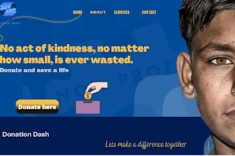 build nonprofit fundraising ngo donation charity website on wordpress, godaddy