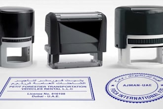 create rubber stamp, digital stamp, seal wax within 1 hours
