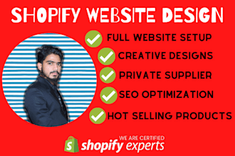 create a shopify dropshipping store with winning products