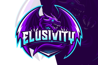 design a professional modern dragon logo