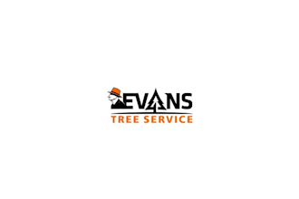 do traditional fresh evans tree service logo branding package