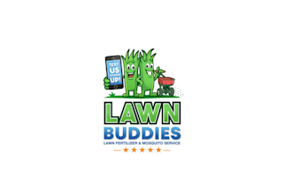 design smart fresh lawn fertilizer services  logo with elegance