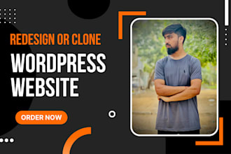 redesign, revamp, clone wordpress website by elementor pro