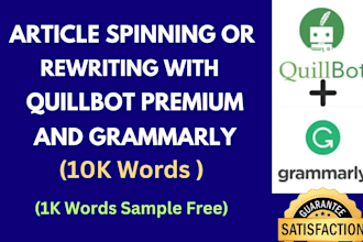 rewrite and proofread your 15 article with quillbot premium