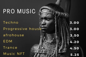 be african singer, techno, afro house, edm, afro beat music