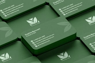 design a professional, luxurious and unique business card