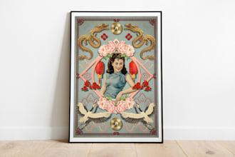 design a beautiful poster for you