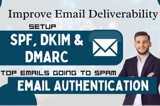 fix spf, dkim, dmarc and improve email inbox delivery