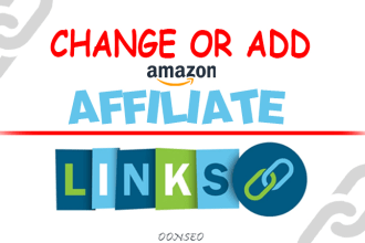 change or add all amazon affiliate links