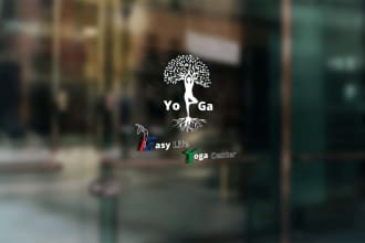 like to make yoga, wellness, meditation, health logo design