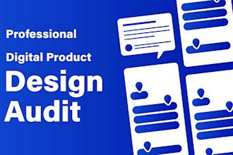 review your digital product and deliver a professional audit