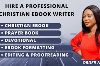 write christian ebook devotional sermon hymns and ebook ghostwriter