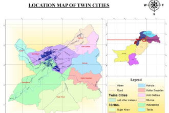 do gis mapping, digitization,land parceling,boundary surveying spatial analysis