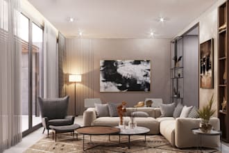 design realistic 3d interior for homes and commercial space