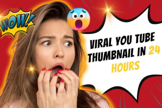 create attractive and amazing youtube thumbnail design