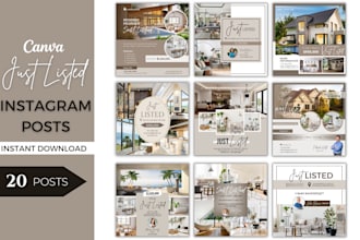 create just listed instagram posts