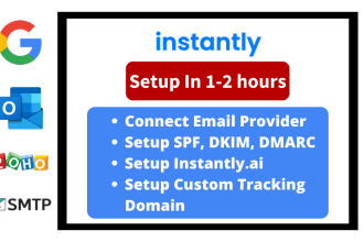 setup instantly account for cold emails outreach