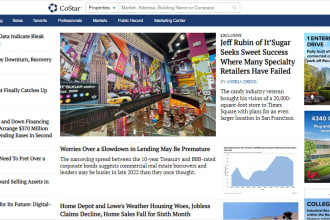 conduct real estate market research based on costar, and other sites