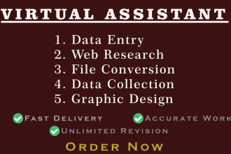 be your creative and executive personal virtual assistant