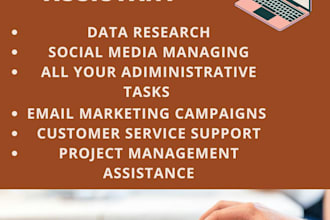 help you with your administrative tasks, virtual assistant