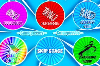 make gamepass and badge icons for your roblox game