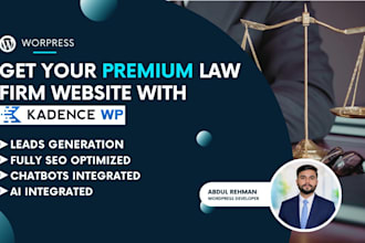 design attorney, lawyer and law firm wordpress websites that convert
