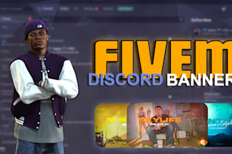 design discord banners for your fivem server