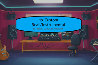 create a custom instrumental or beat for you