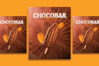 create next level ice cream poster designs in 10 hours