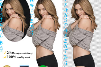 do hair masking  or cut out image with fast delivery