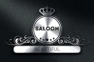 design a saloon logo barber shop cosmetic spa perfect salon