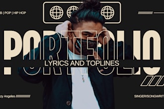 be your male rnb, hip hop, and pop songwriter and singer