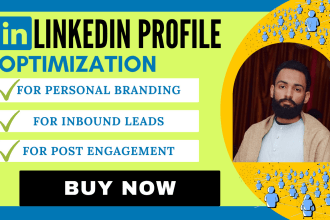write fully optimize linkedin profile and post