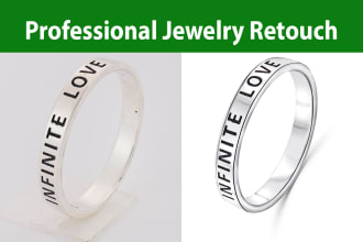do jewelry retouch, jewelry retouching, jewelry editing, background removal