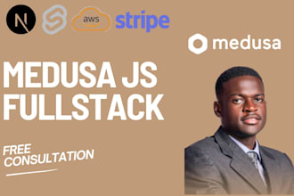 develop custom ecommerce website using medusa js