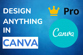 design poster, flyer, social media post, banner in canva pro