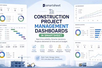 create construction project management dashboards in smartsheet