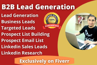 do lead generation, linkedin research using sales navigator