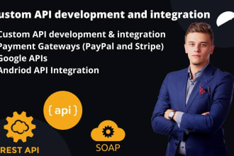 develop and integrate XML json rest and soap API and fixing