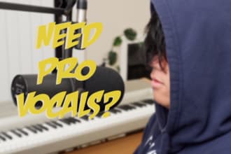 sing male vocals or harmonies on any song