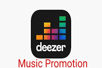 do organic deezer promotion to make it viral