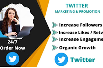 do fast organic twitter growth, promotion, and marketing