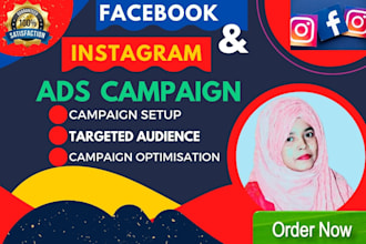 be the expert manager of your facebook and instagram advertising campaigns