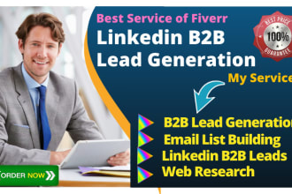 do b2b lead generation by sales navigator, angel investors vc by crunchba
