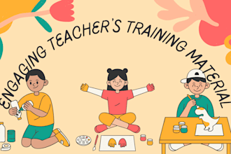create engaging training material for master trainers