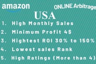 do online arbitrage product research and sourcing for amazon usa