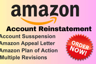write amazon appeal letter, amazon reinstatement, plan of action, amz suspension