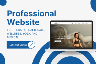 build a therapy, healthcare, wellness, yoga, medical website