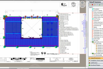 provide wood framing, lumber material takeoff, and cost estimation